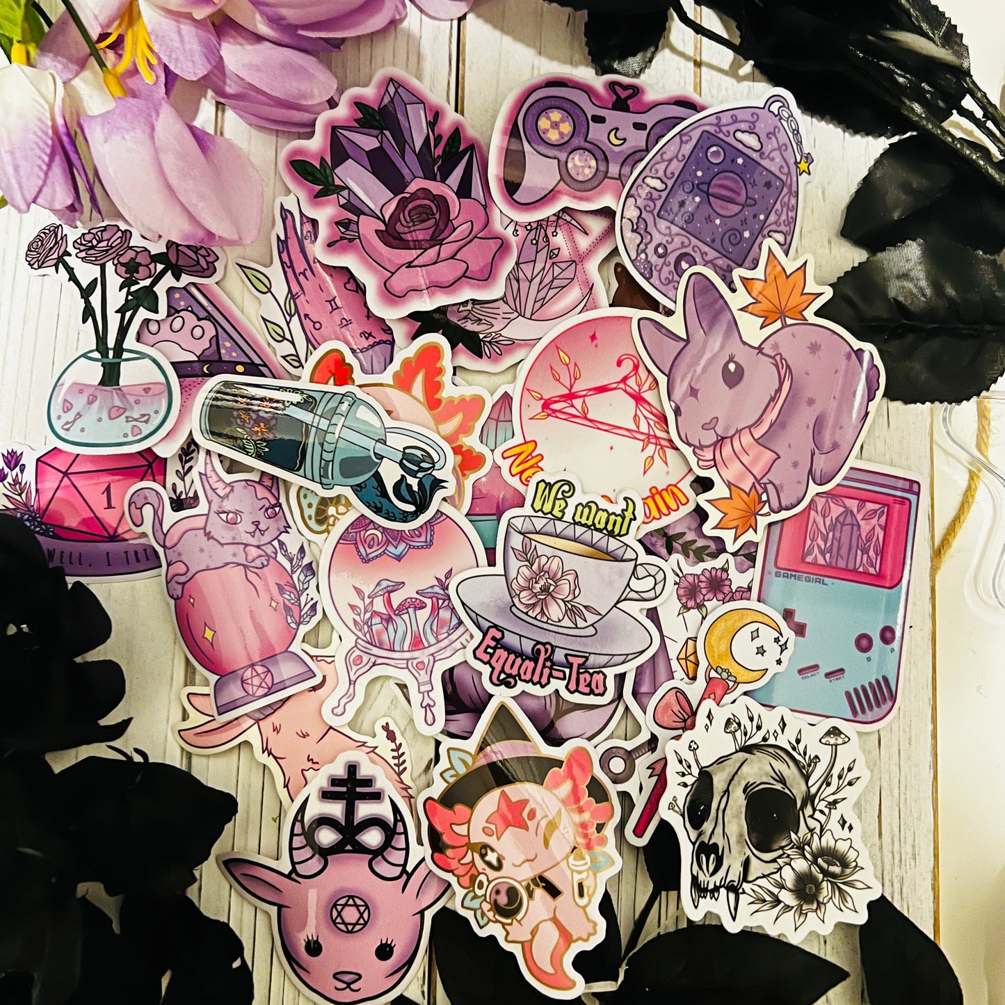 50 Mystery Sticker Pack , grab bag , stickers , kawaii , gifts , mystery bundle
