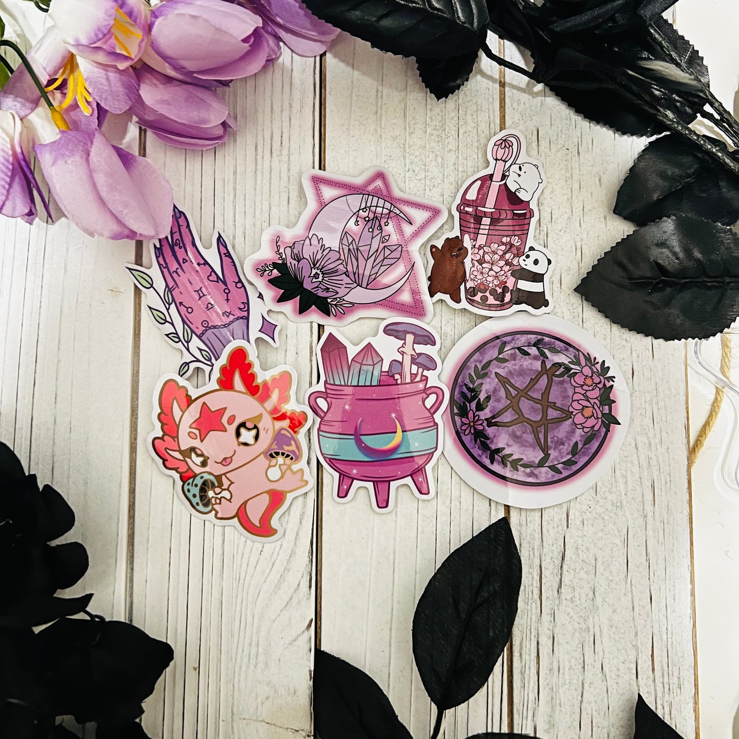 6 Mystery Sticker Pack , grab bag , stickers , kawaii , gifts , mystery bundle