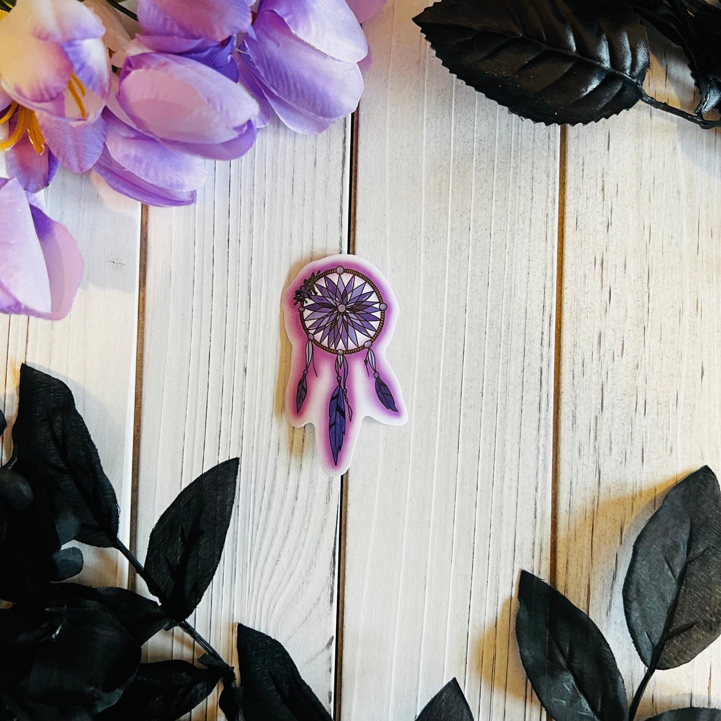 Dreamcatcher sticker laptop journal waterbottle , waterproof