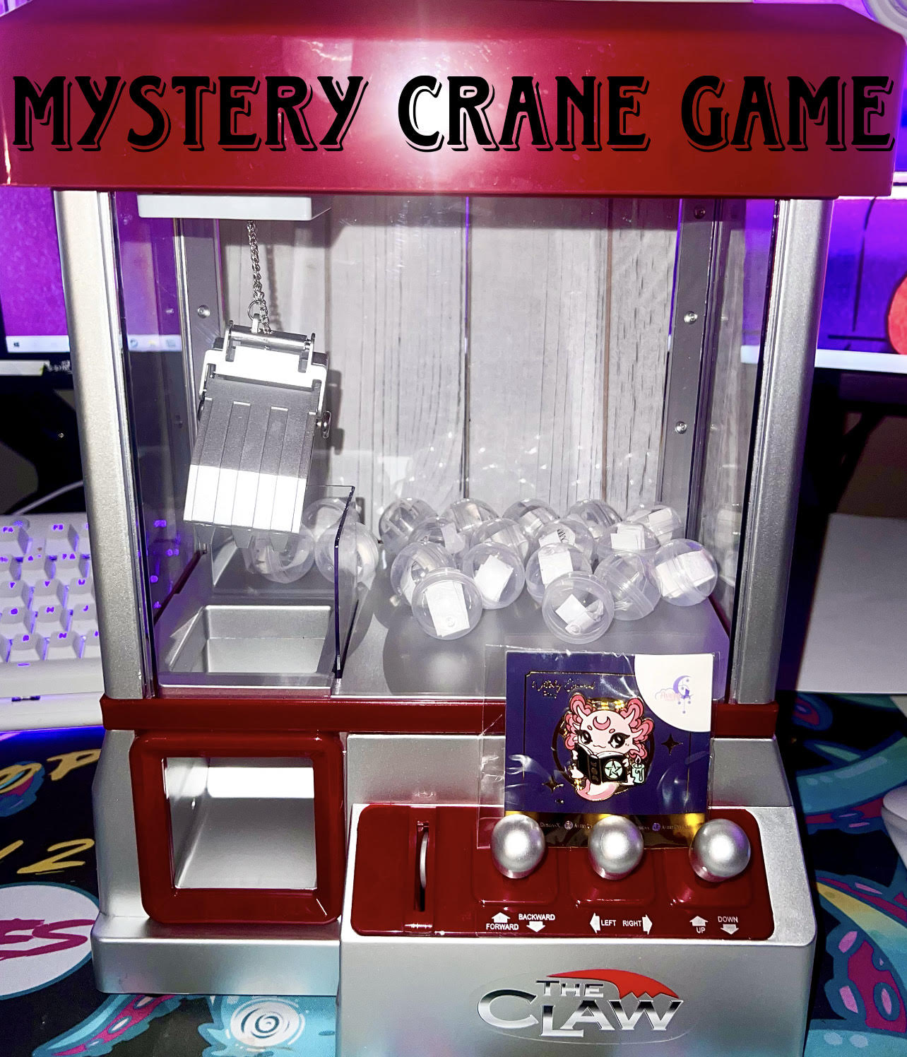 Mystery Crane Pull , grab bag , stickers , kawaii , gifts , mystery bundle
