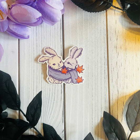 Kawaii bun bun sticker sheet laptop journal waterbottle , waterproof , hydroflask