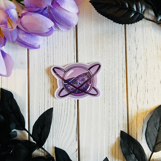 Pastel Space orb sticker |Laptop , journal , water bottle sticker |