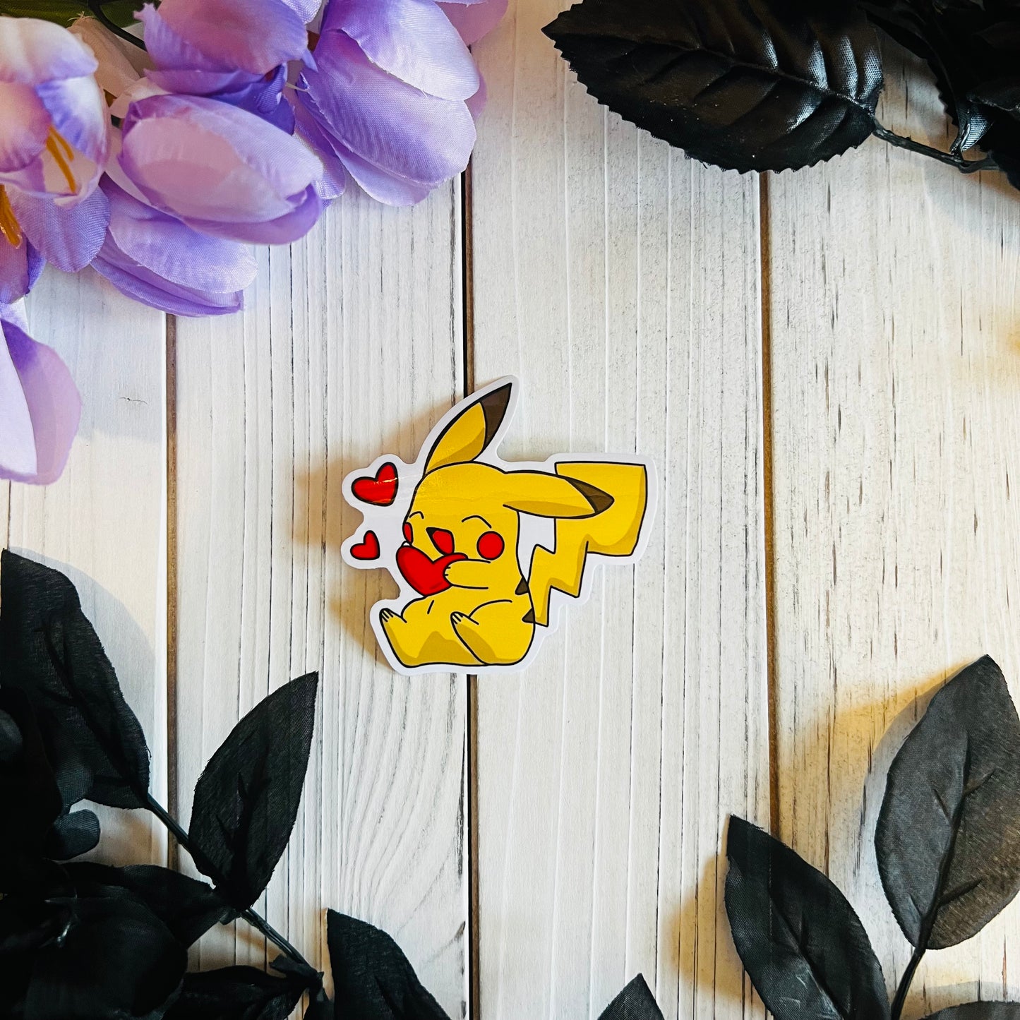Kawaii Pika sticker laptop journal waterbottle , waterproof