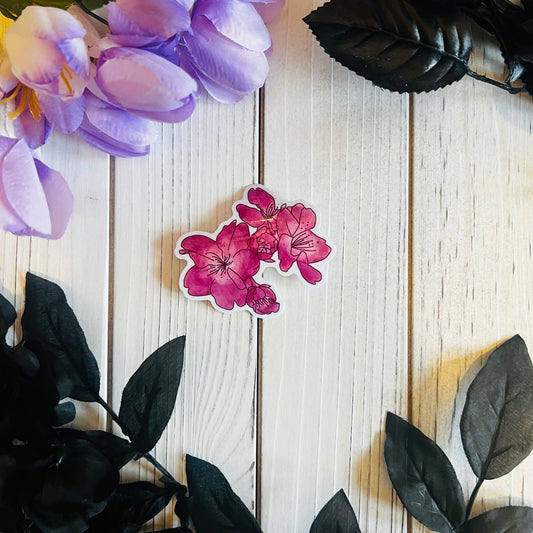 Sakura Flower Sticker | laptop , journal , waterproof , waterbottle , floral , bulletjournal