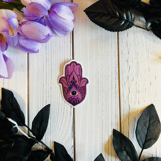 Hamsa Sticker |Laptop Journal Vinyl Sticker |