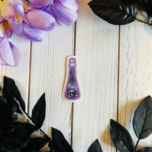 Witchcraft Spell Jar sticker   sticker |kawaii ,journal ,laptop ,water bottle Halloween sticker|