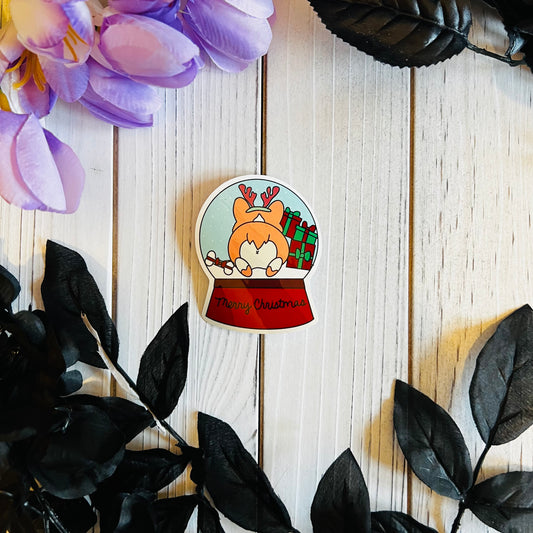 Discounted -Corgi Butt Sticker laptop journal waterbottle , waterproof