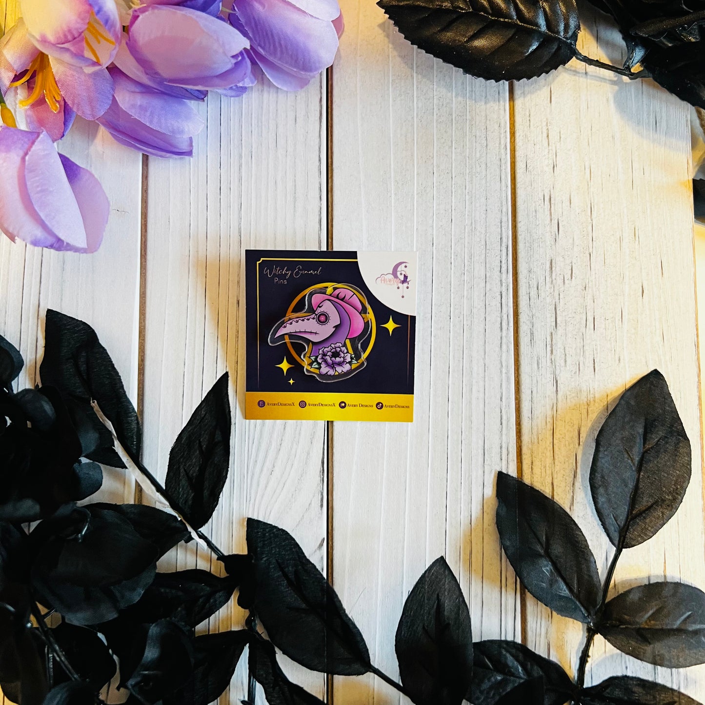 Plague Doctor  acrylic pin |kawaii ,journal ,laptop ,water bottle Halloween sticker|