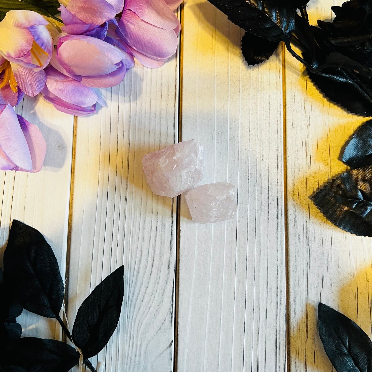 ONE STONE rose Quartz Raw stone laptop journal waterbottle , waterproof , hydroflask